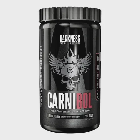 Whey Proteína De Carne Carnibol Blueberry 900g Darkness Mercado Livre