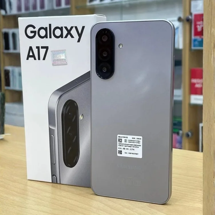 🚀 Celular Samsung Galaxy A17, 128GB, 4GB, 50MP Tela 6.7", IP54 - Cinza