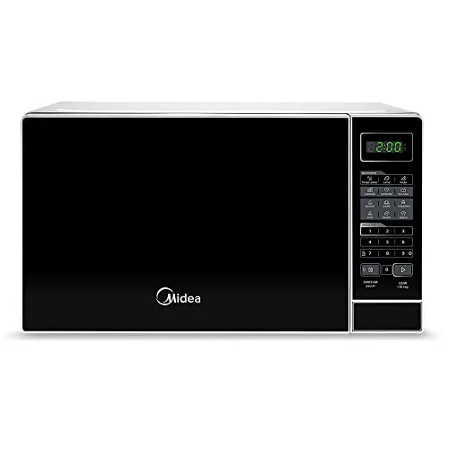 Micro-ondas Midea MRAS21 700w 20 Litros Branco com Porta Preta 127v