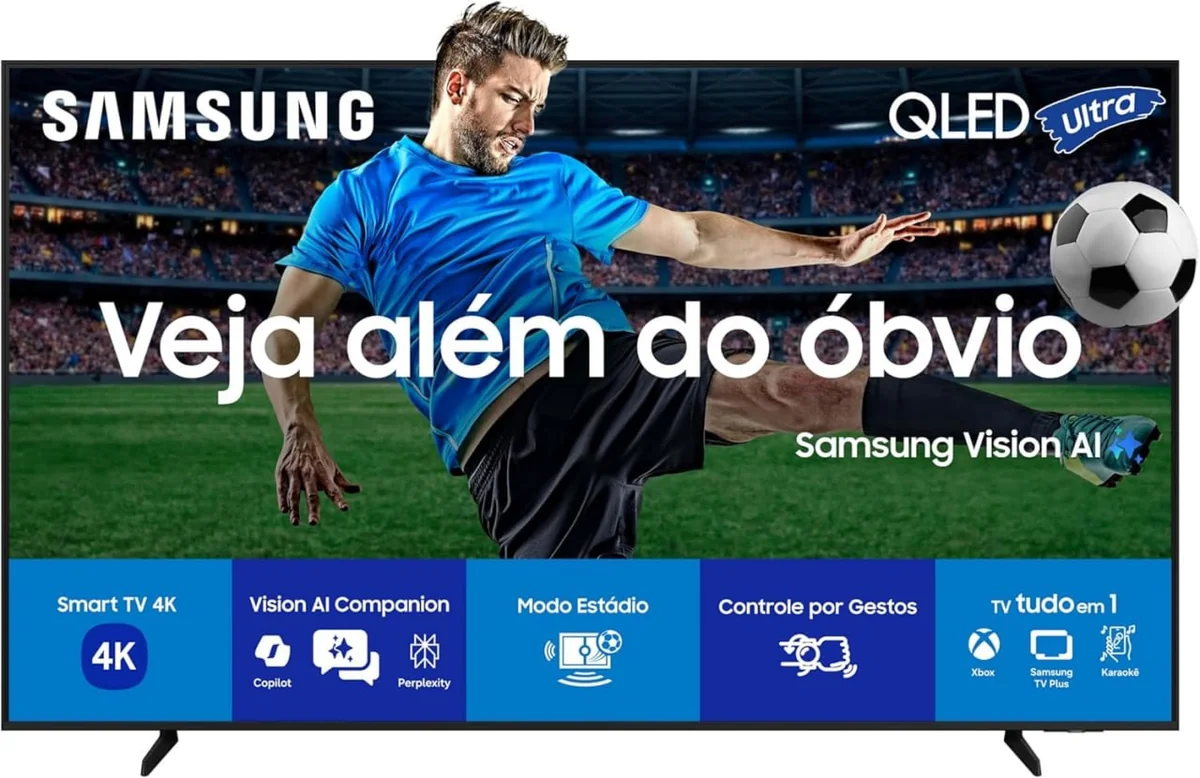 🔥 PARCELADO! Samsung Vision AI TV 50" QLED 4K Q7F 4K 2025