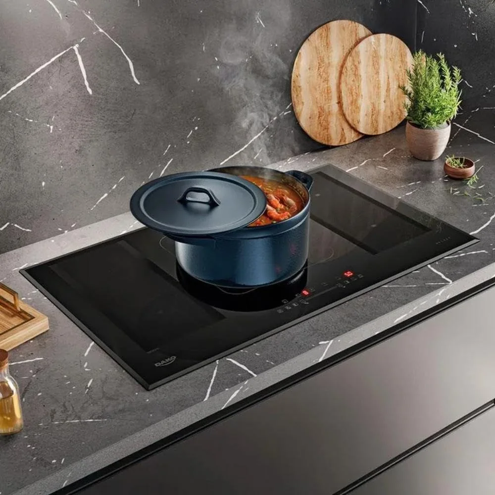 Cooktop de Indução 5 Bocas Dako Select 220v Preto Com Zonas Flexíveis