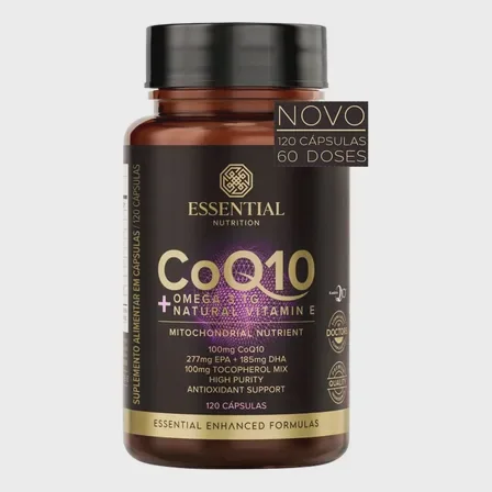 Coq10 + Ômega 3 Tg Essential Nutrition 120 Cápsulas Sem Sabor Mercado Livre