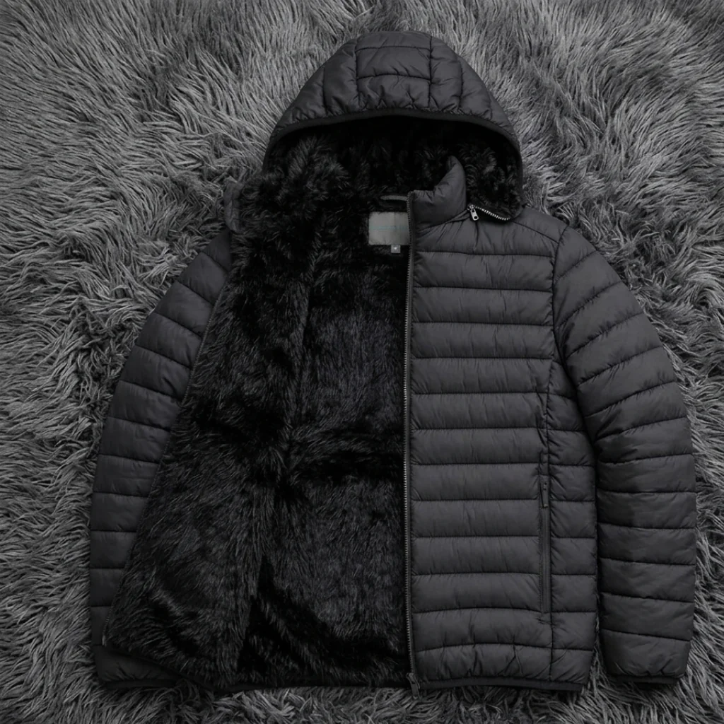 Jaqueta Puffer Masculina Matelasse Inverno Quente Peluciada e Sem Forro Shopee