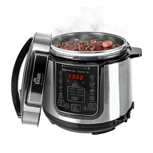 🇧🇷🇧🇷🇧🇷 Panela De Pressão Elétrica 6l 1000w Inox Ppe102