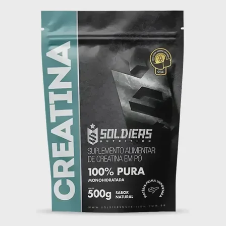 Creatina 500g Monohidratada Soldiers Nutrition Sem Sabor Mercado Livre