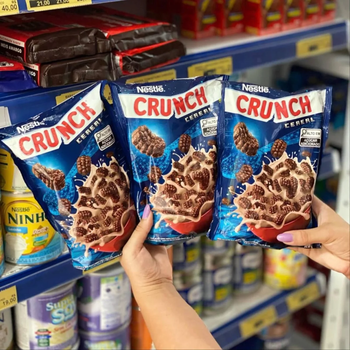 Crunch Cereal Matinal Crunch 120G Sabor