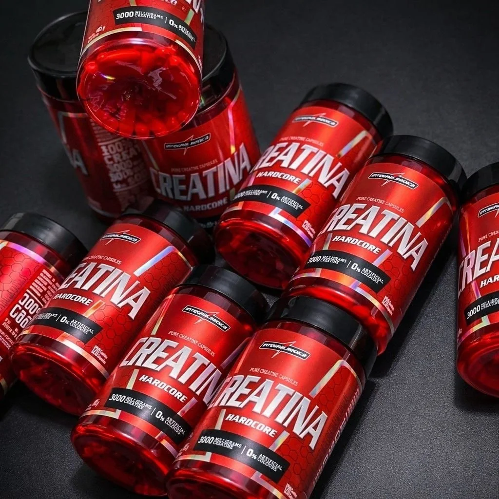 Creatina Hardcore 100% Pura 120 Capsulas Energia E Força - Integralmedica Sem Sabor