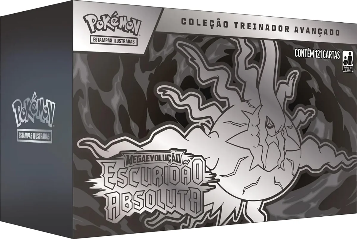 Pokémon TCG: Mega Evolução - Escuridão Absoluta - Advanced Trainer Box - Português, Jogo de Cartas