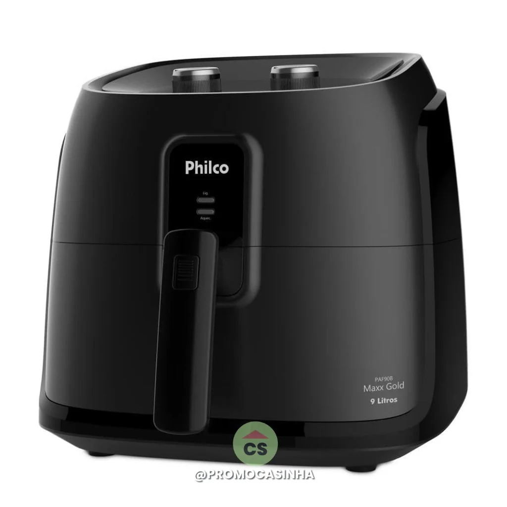 Air Fryer Philco 9L 2000W Cesto Quadrado Gold PAF90B 220V