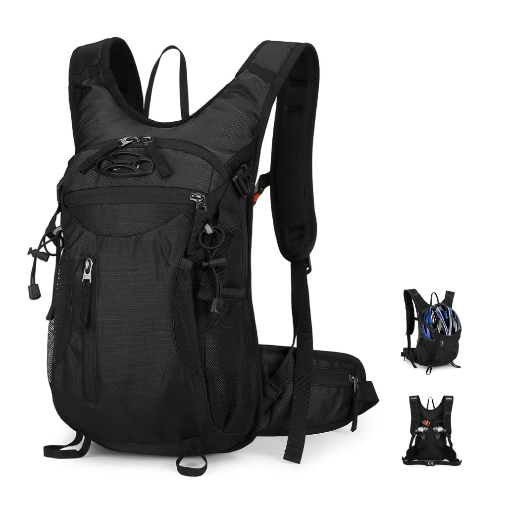 Mochila de água ao ar livre leve à prova d'água corrida ciclismo mochila esportiva 20L Shopee