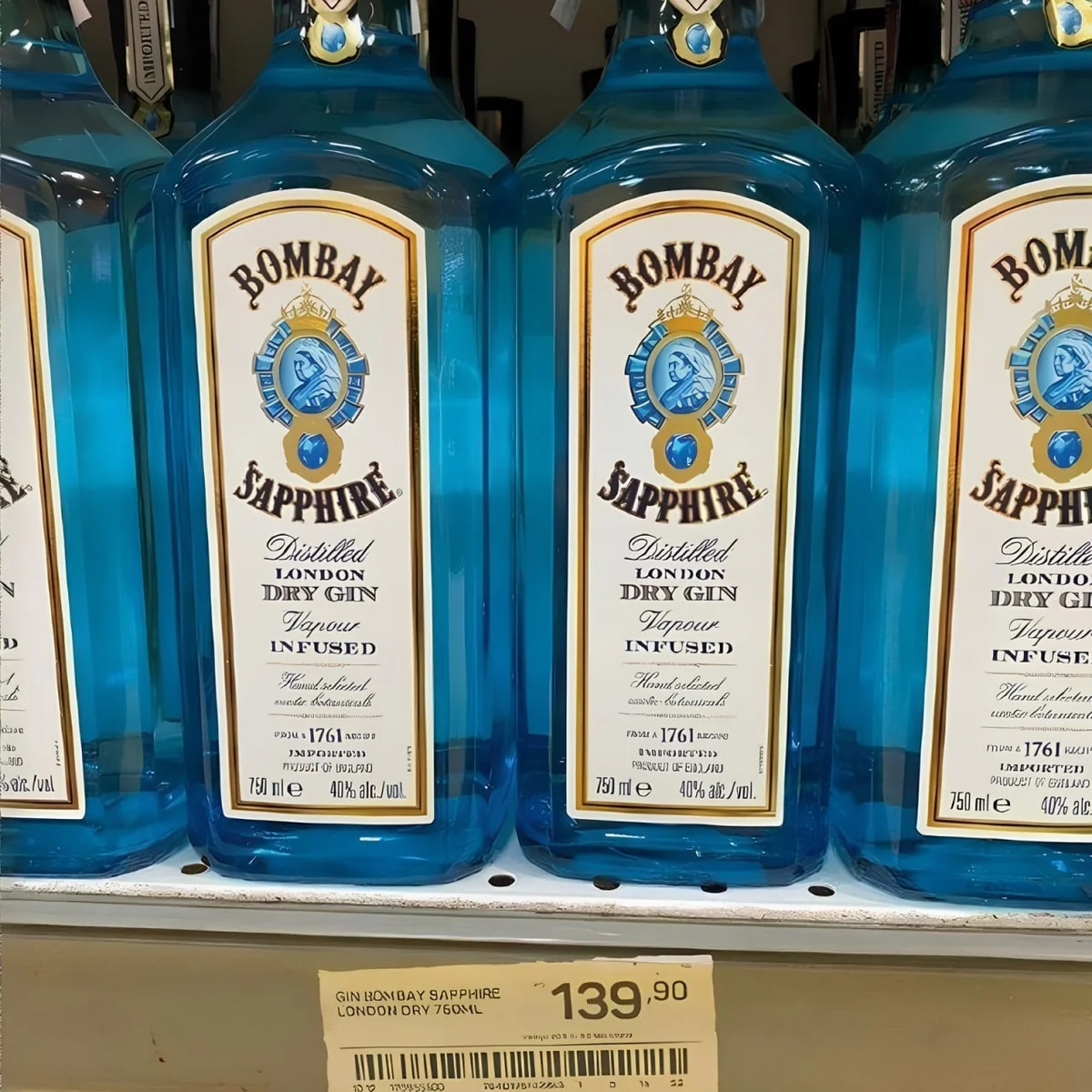 O valor aparece na etapa de finalização do pedido