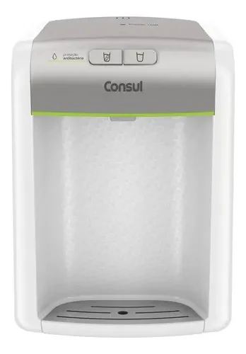 Purificador De Água Consul Branco Refrigerado Com Proteção Antibactérias Cpb34asvna 127/220v