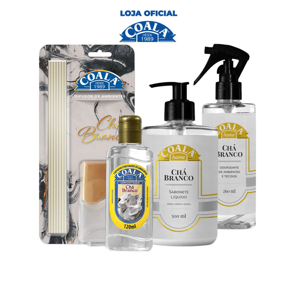 kit Coala Home Chá Branco Shopee