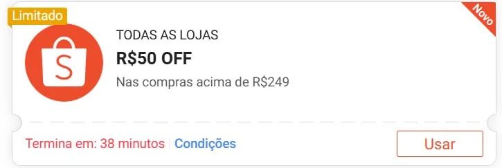 🔥 Cupom Shopee