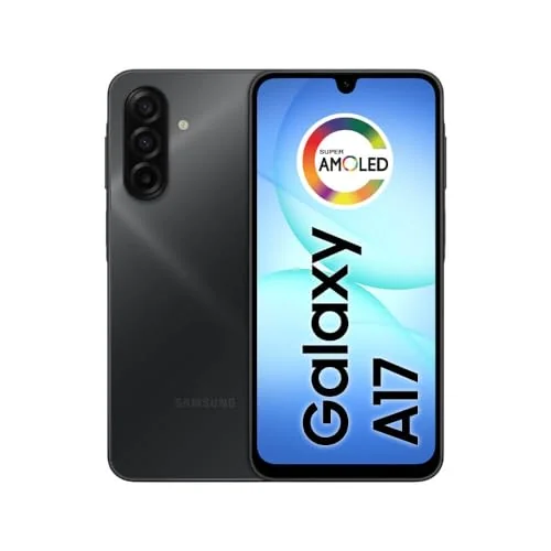 Celular Samsung Galaxy A17, 128GB, 4GB, 50MP Tela 6.7", IP54 - Preto