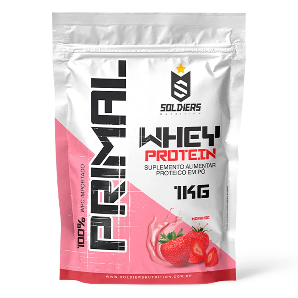 Whey Protein Primal 1kg Importado Soldiers Nutrition Suplemento Proteína Muscular Shopee