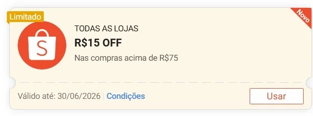 🔥 Cupom Shopee