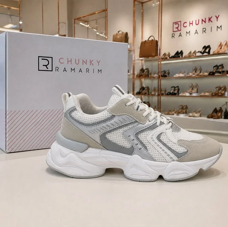 Tenis Feminino Chunky Ramarim Casual Conforto Original Mercado Livre