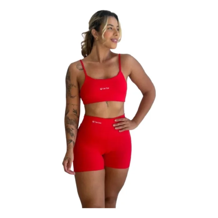 Kit Virginia - Top e Shorts Meia Coxa Mercado Livre