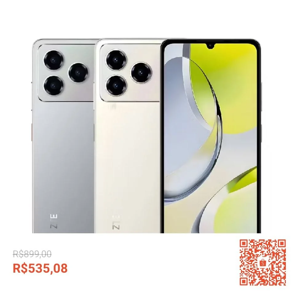 Celular Nubia ZTE A56 Pro 4GB Ram 128GB CInza