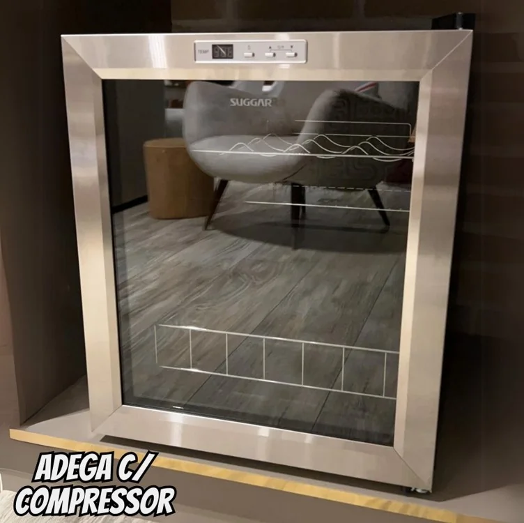 SUGGAR ADEGA LYON 13 GARRAFAS COMPRESSOR 110V AD1511IX