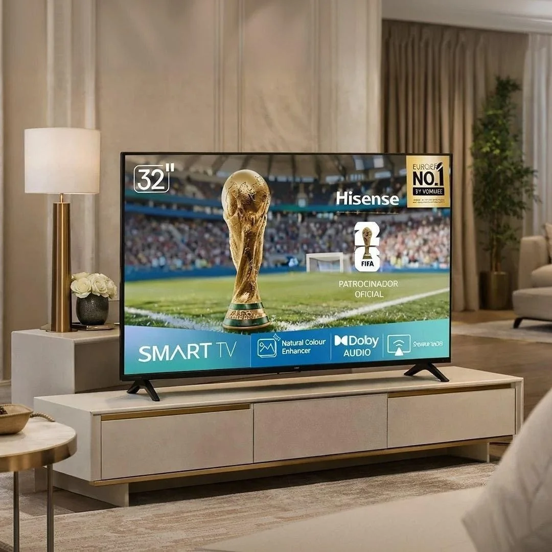 Hisense Smart TV HD 32" Polegadas 32A4NV com HDR10, DTS Virtual X, Compatibilidade Alexa e Google Home