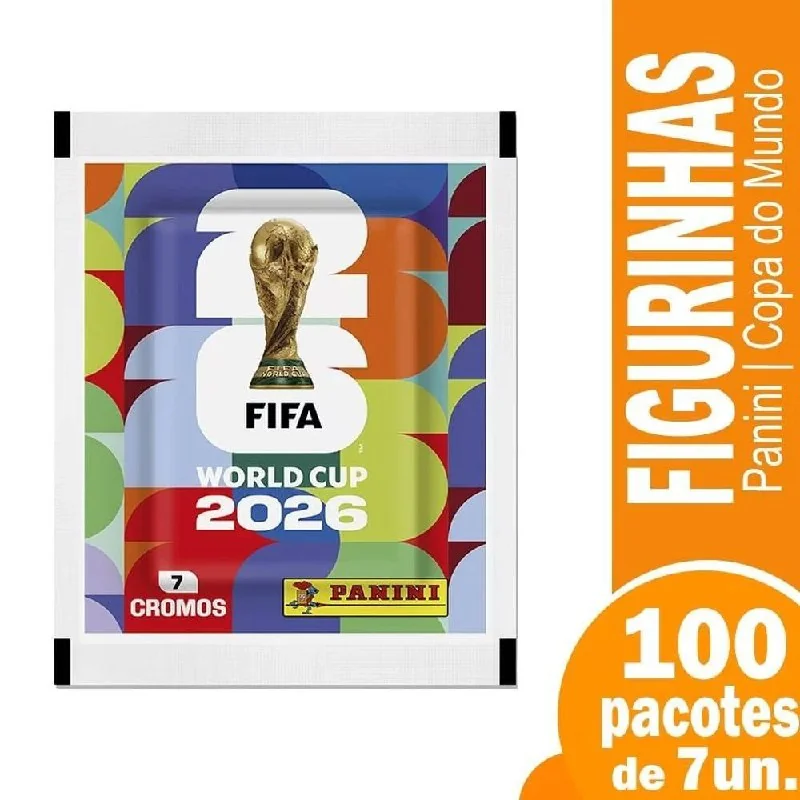 700Figurinhas Panini da Copa do Mundo 2026 - 100 Envelopes com 7 Figurinhas Display