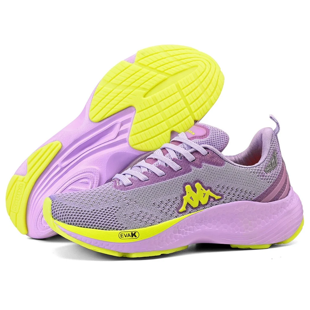 Tênis Feminino Kappa Pulse Originial Casual Confortável Macio Shopee