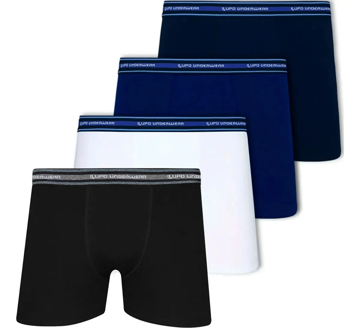 Kit 4 Cuecas Boxer Lupo Algodão Confortável Box Original Mercado Livre