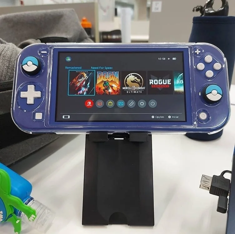 Console Nintendo Switch Lite 32gb Azul Turquesa Standard Tela 5,5'' Cor Azul-turquesa Mercado Livre