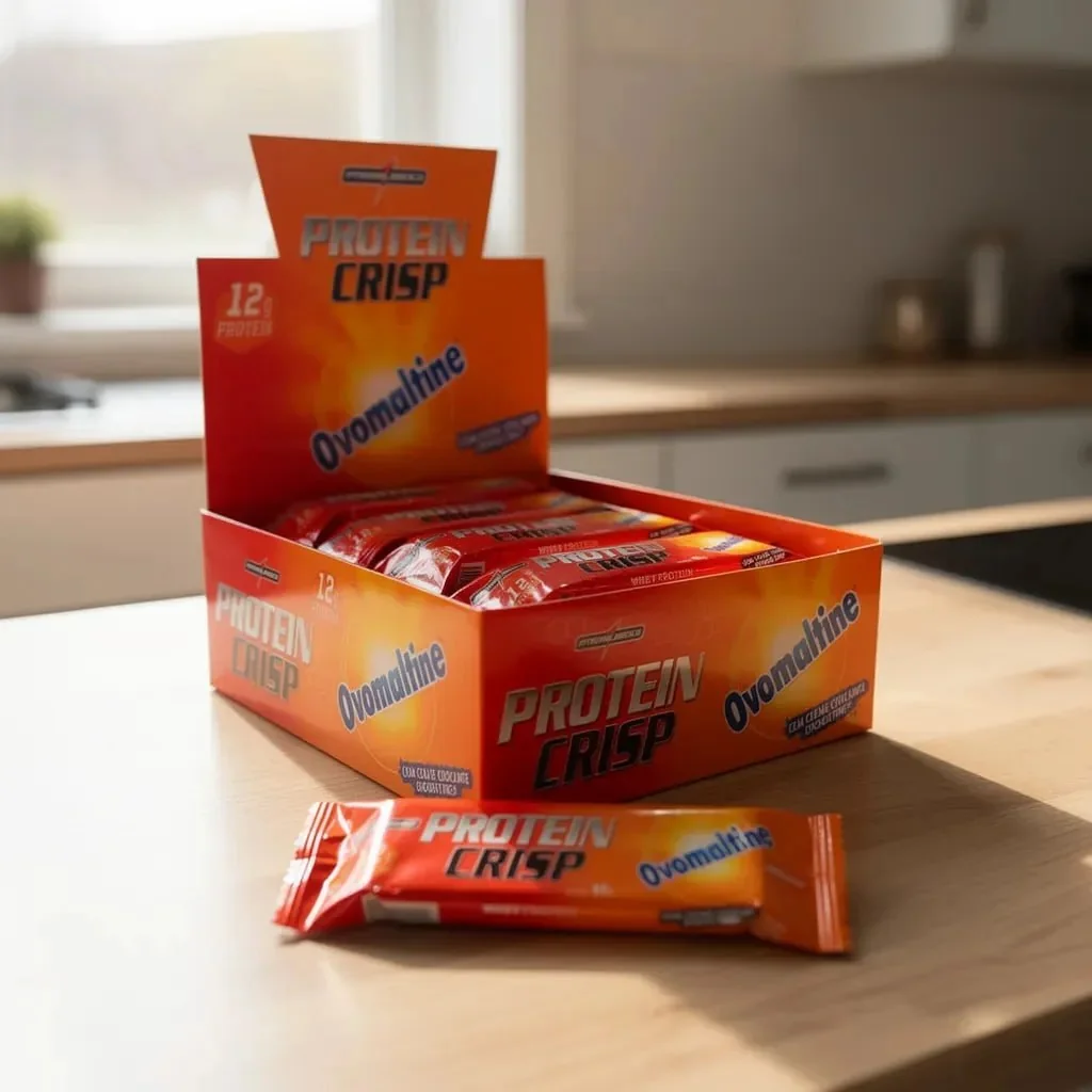 Barra Proteica Crisp Bar Ovomaltine 12un Integralmedica Mercado Livre
