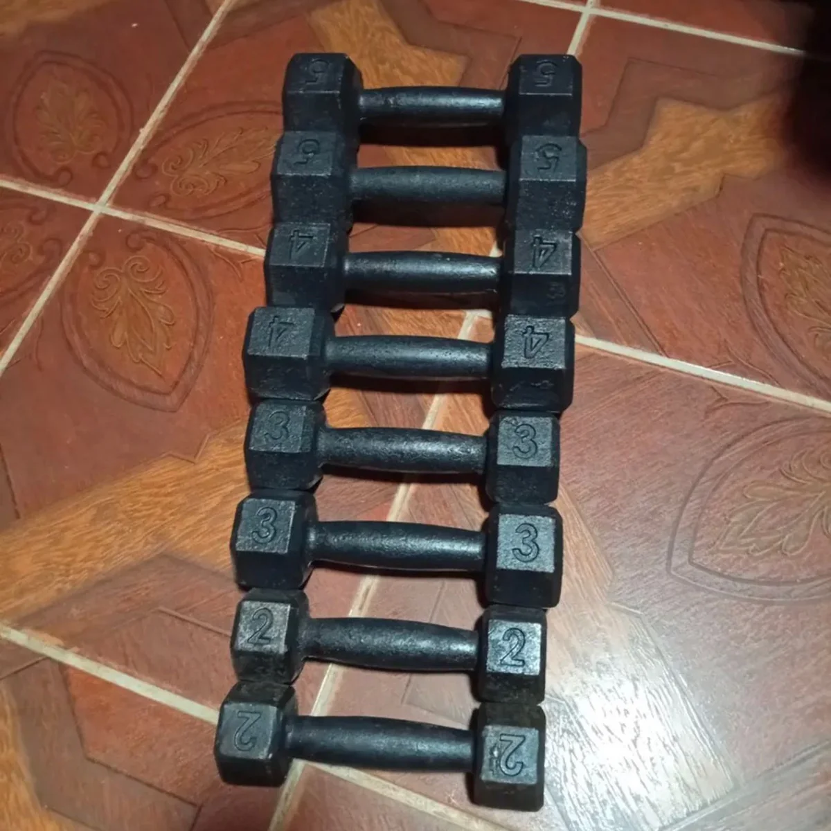 Kit Halter Sextavado Treino Ferro Par 2kg 3kg 4kg e 5kg Preto Mercado Livre