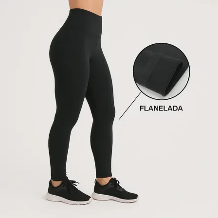 Calça Feminina Térmica Forrada Legging Aveludada Frio Grossa Mercado Livre