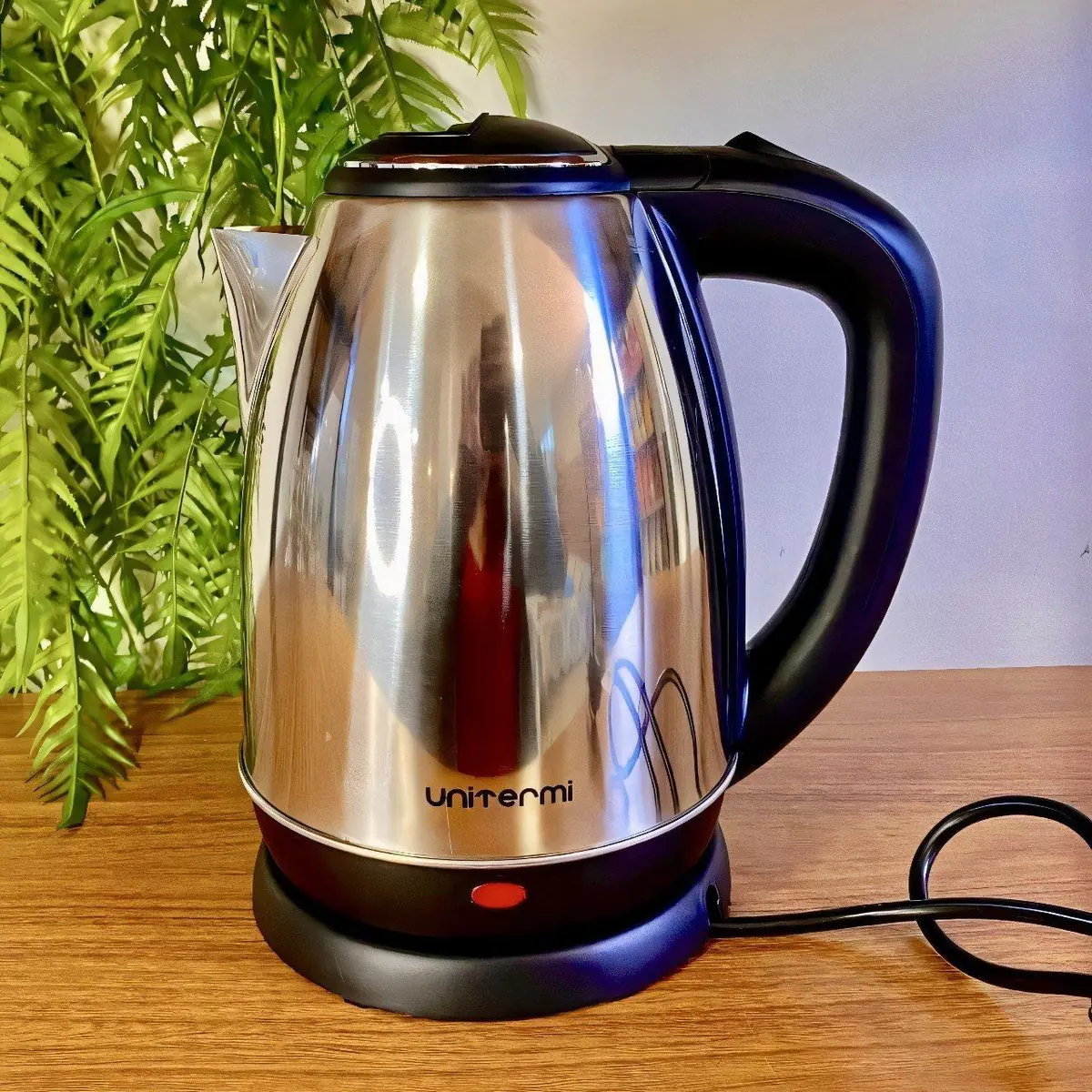 Chaleira Elétrica 1,8l 1200w Unitermi Atacama Prateado 127v
