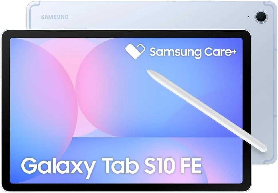 🔥 PARCELADO! Tablet Samsung Galaxy Tab S10 FE, Azul, 10.9", Wifi, 128GB, 8GB RAM, Camera Traseira de 13MP, Câmera Frontal de 12MP Ultra Wide, Wifi 6, IP68, Android 15
