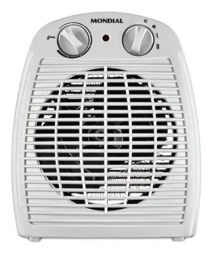 Aquecedor De Ar Mondial 1500w Termoventilação Cinza Cor Branco 127v