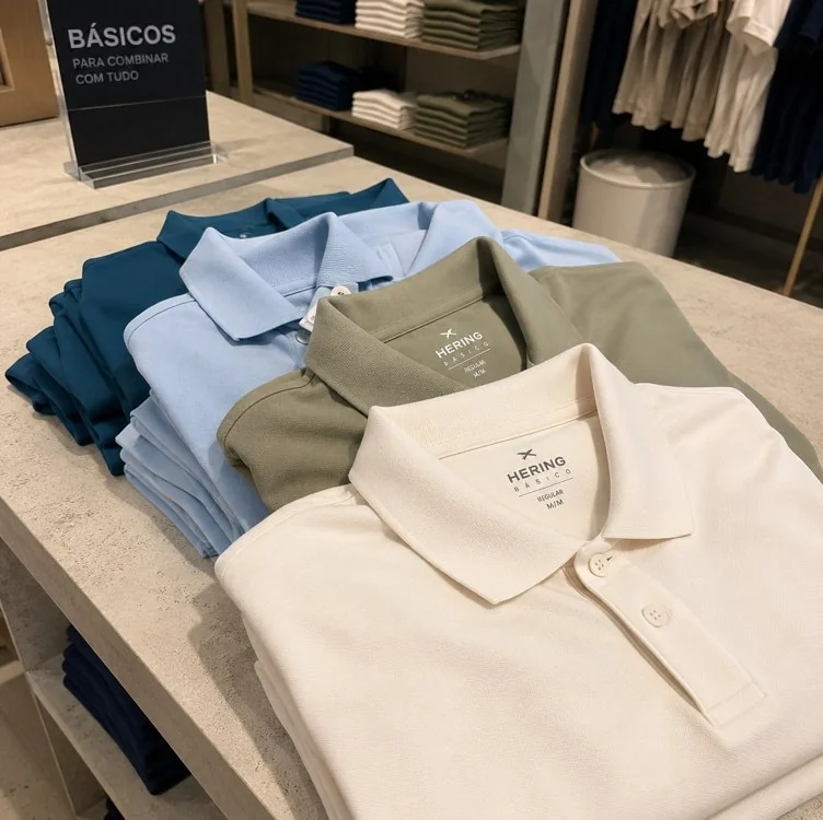 Camisa Polo Básica Masculina Manga Curta Em Piquet Hering Mercado Livre
