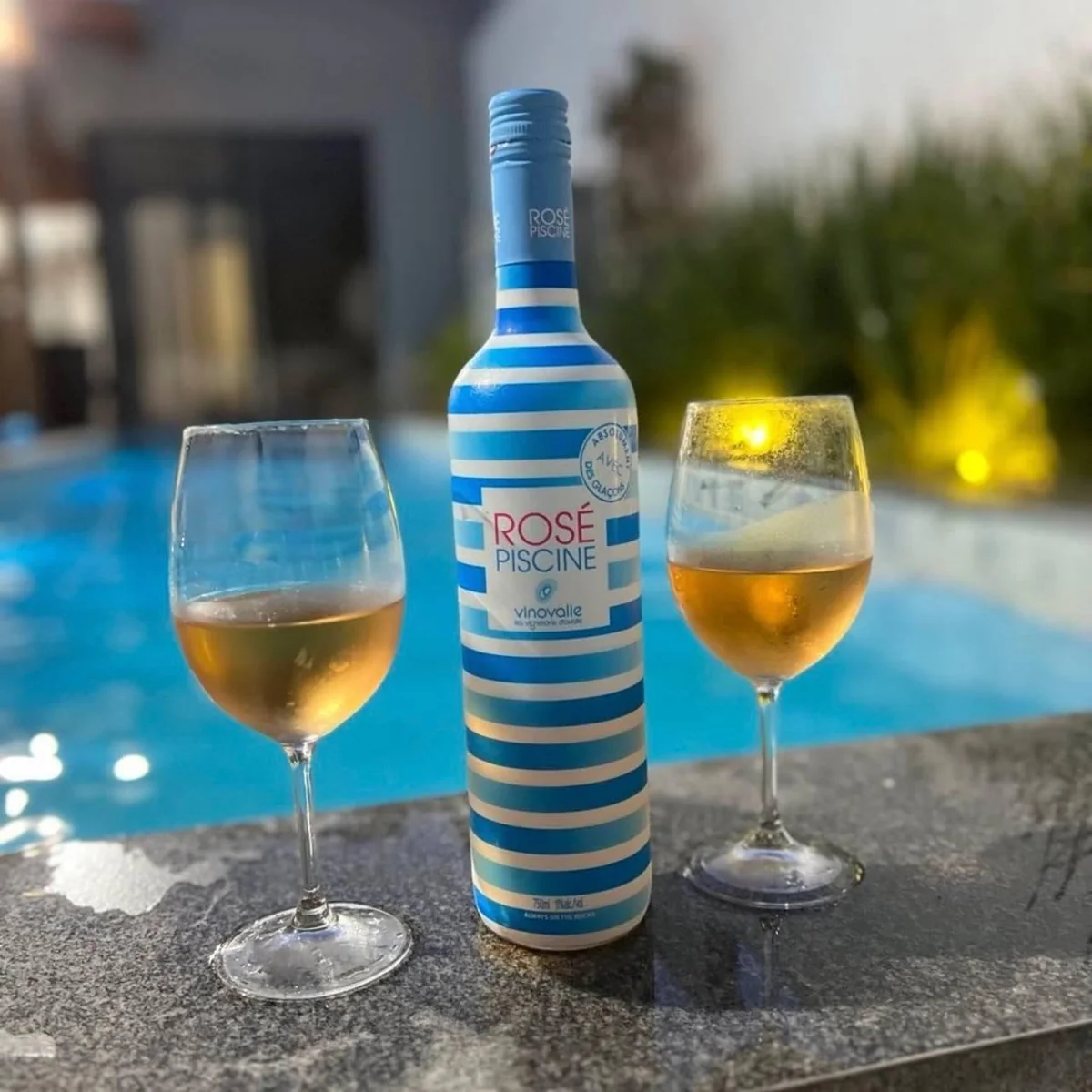 HAO BOSCH Vinho Rose Piscine Stripes Listras 750Ml
