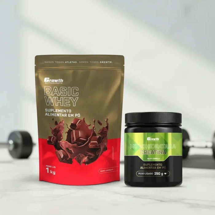 Kit Whey 1kg + Creatina 250g Mercado Livre