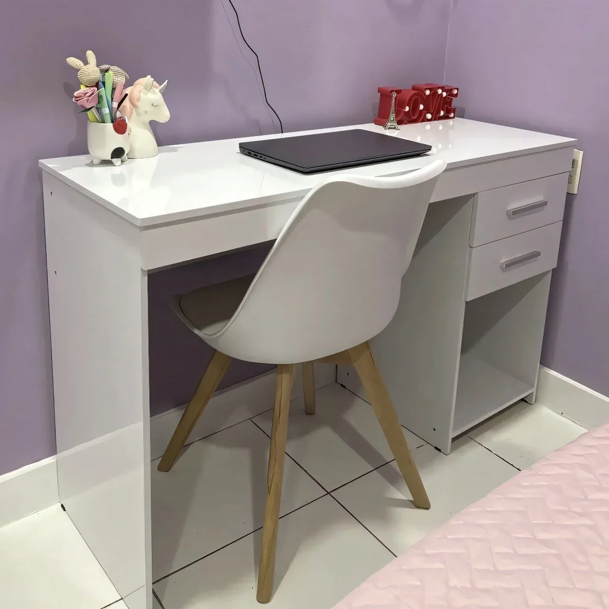 Mesa Escrivaninha Notridame Estudante Minimalismo