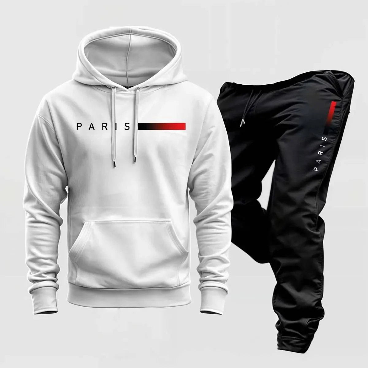 Conjunto Moletom Paris Kit Calça e Blusa Frio Mercado Livre