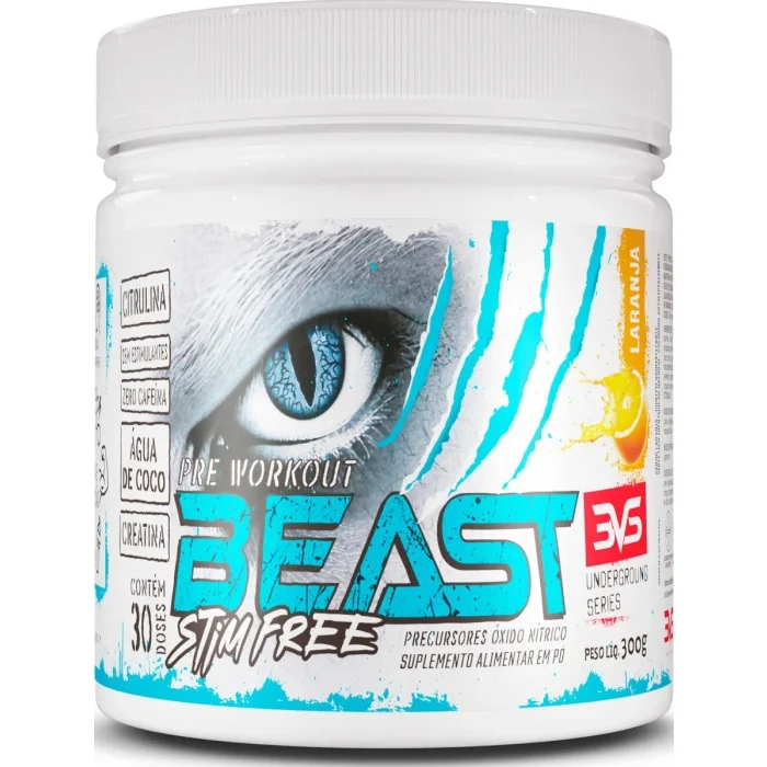 BEAST Laranja 300g sem cafeína Mercado Livre