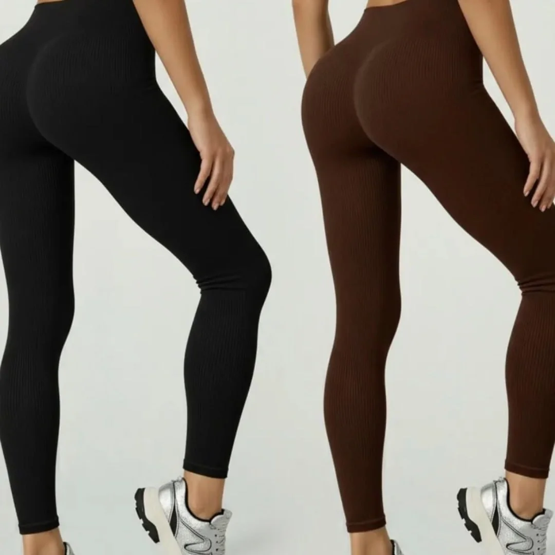 LEGGING TECIDO CANELADO, são 2 peças 🥰🥰