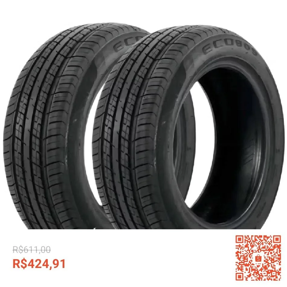 Kit 2 Pneus 175/75 R14 Neupar ECO809 87T Novos Aro 14