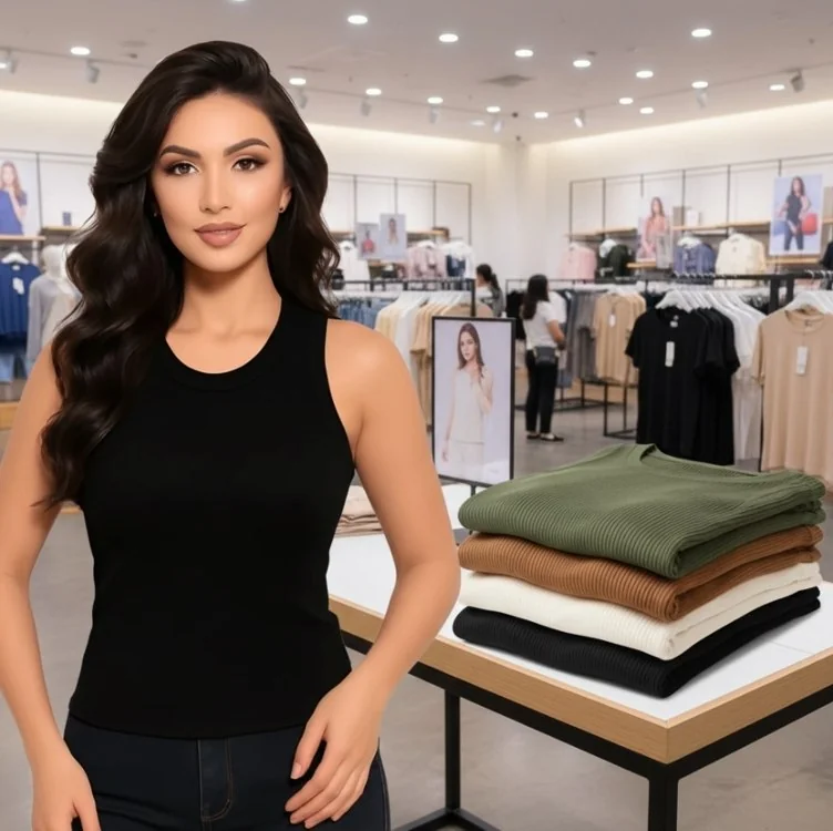 Kit 4 Blusinhas Regata Canelada Feminina Moda E Conforto Mercado Livre