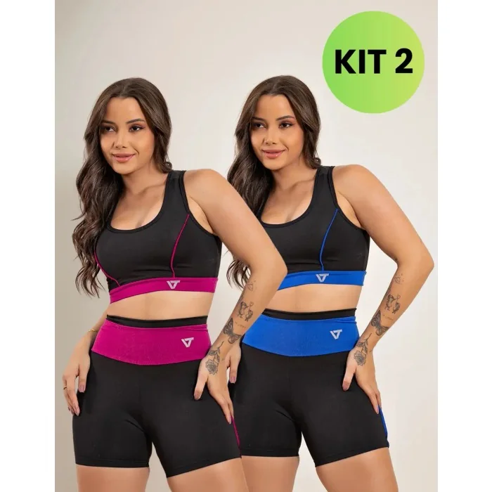 Conjunto Fitness 2 peças (top e short) Mercado Livre