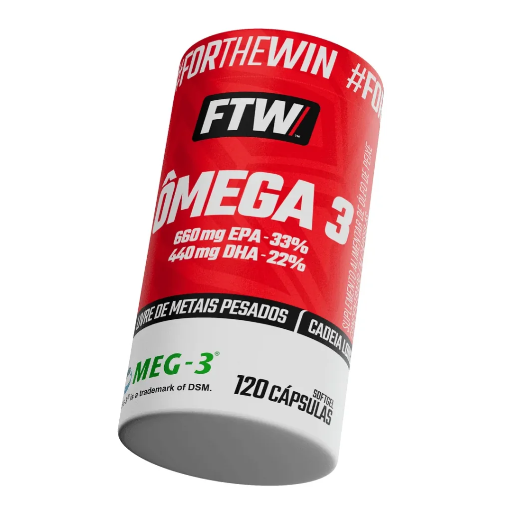 Ômega 3 MEG-3 120 Cápsulas -  660mg EPA e 440mg DHA - FTW Shopee