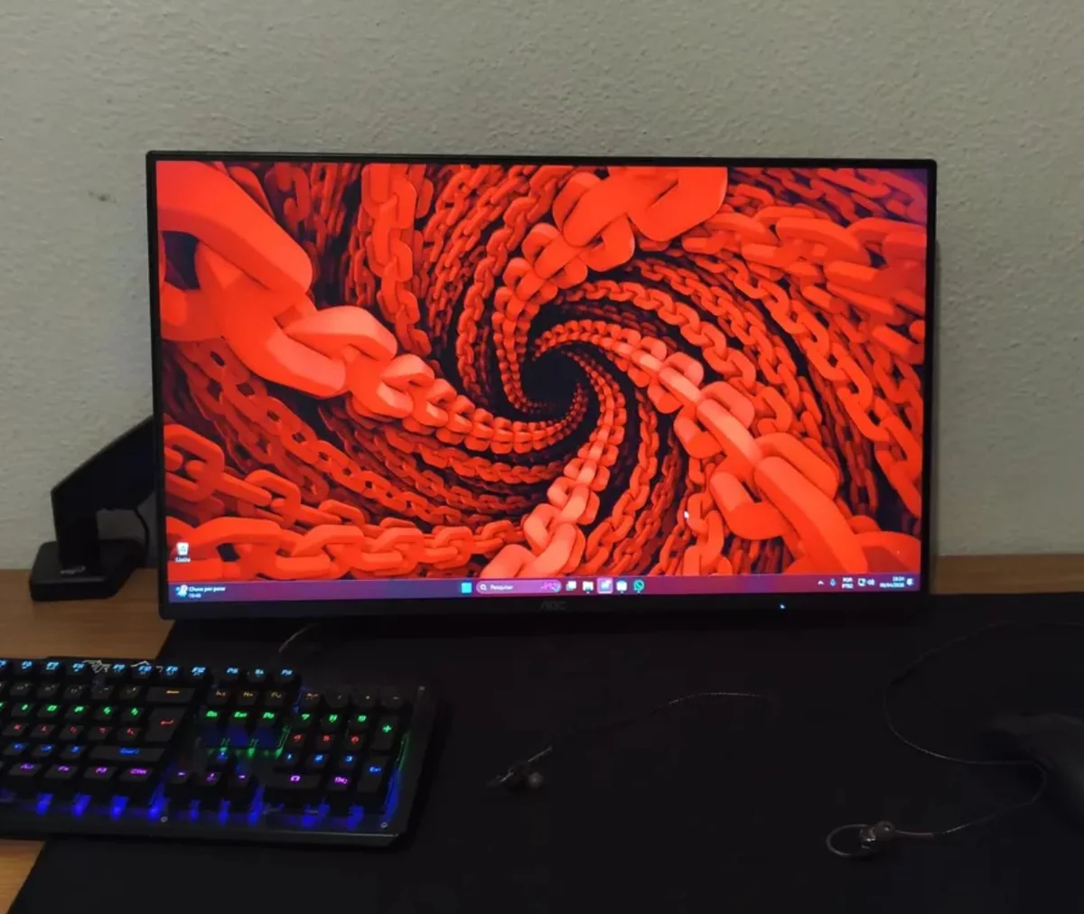 Monitor Gamer AOC AGON G50 27\" 144Hz 0.5ms Mercado Livre