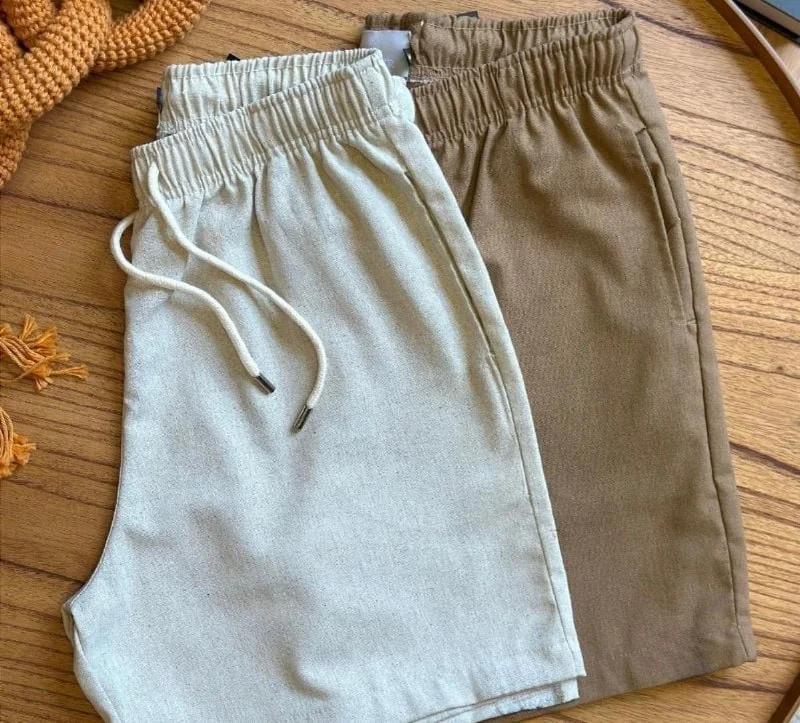 Kit 2 Shorts Mauricinho em Linho Mercado Livre