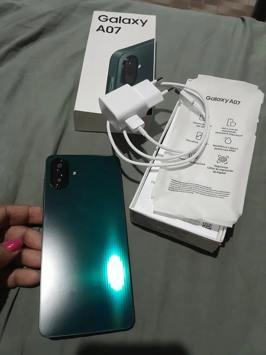 Samsung Galaxy A07 256GB 8GB Verde 50MP Mercado Livre